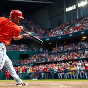 Cal Raleigh hitting a home run during the MLB Home Run Derby