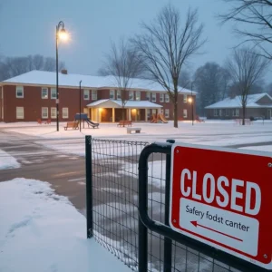 School building closed due to winter weather