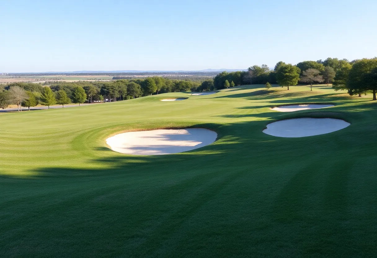 Scenic view of the renovated golf course at Cragun's Resort