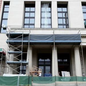 Renovation work on the Federal Reserve Board Building