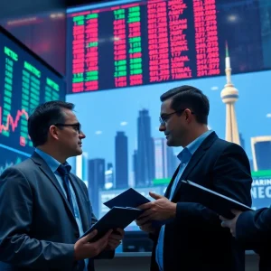 Traders analyzing stock charts in a modern financial market