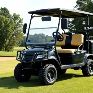 Armored golf cart designed for security