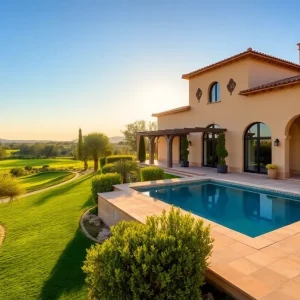 Stunning luxury golf estate in Mallorca with pool and golf course