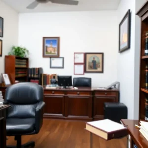 Interior of Matz Injury Law office showcasing professionalism and client care.