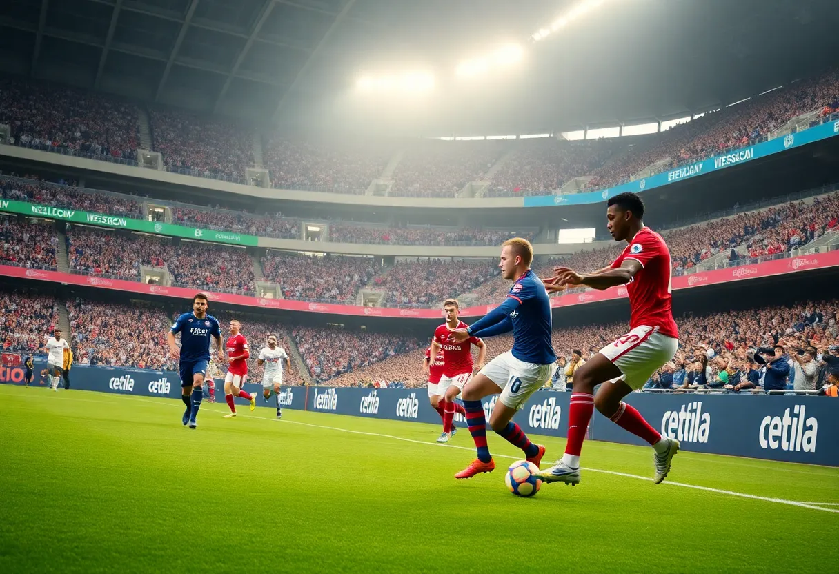 Action shot from a Major League Soccer match during the 2025 season