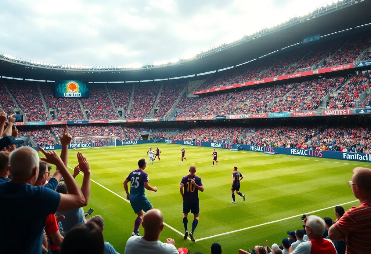 MLS All-Star Game featuring players in action on the field