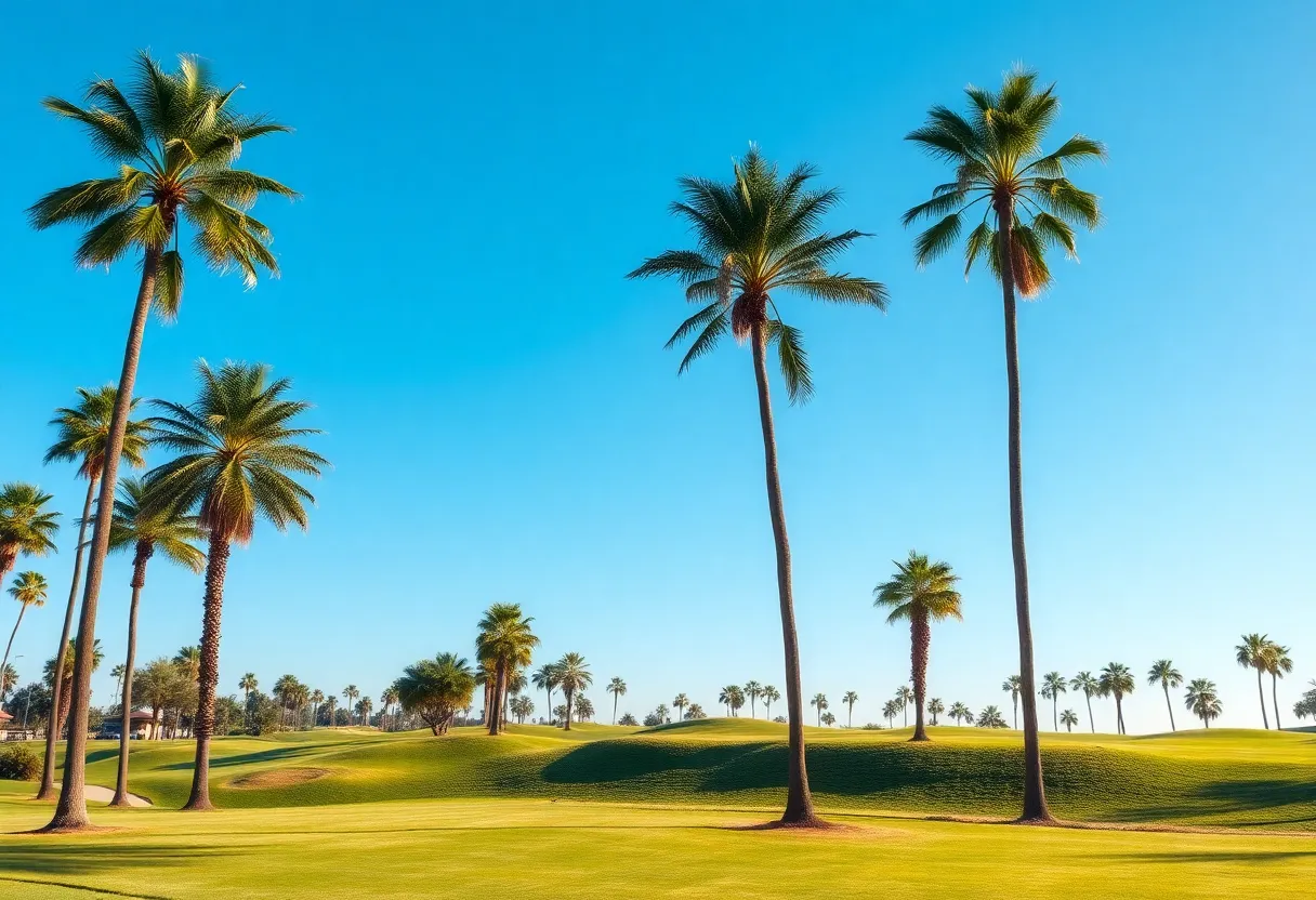Lush fairway at Trump National Doral golf course