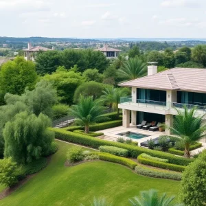Exterior view of the highest residential property in Romulus