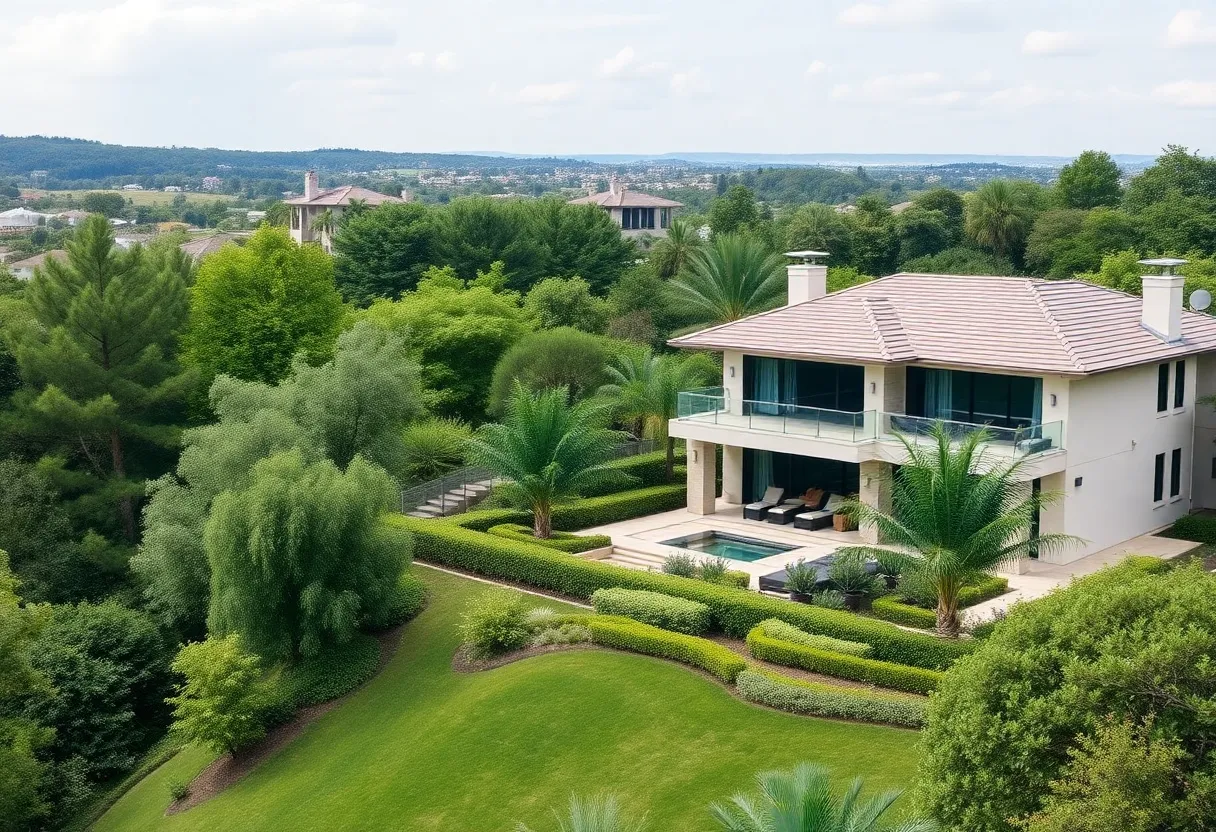 Exterior view of the highest residential property in Romulus