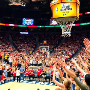Vibrant atmosphere at the WNBA All-Star Game in Indianapolis
