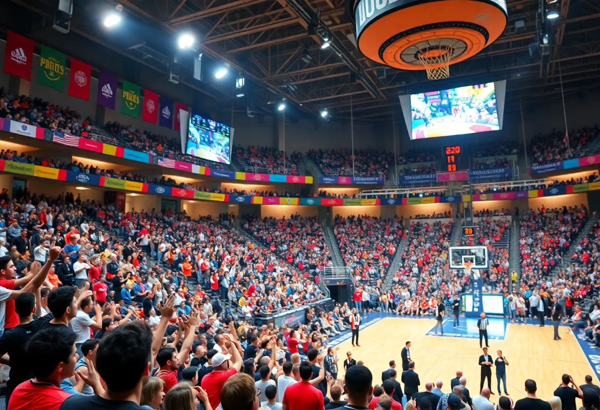 Crowd at the WNBA All-Star Game in Indianapolis