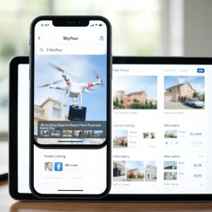 A digital representation of Zillow's innovative homebuying features.