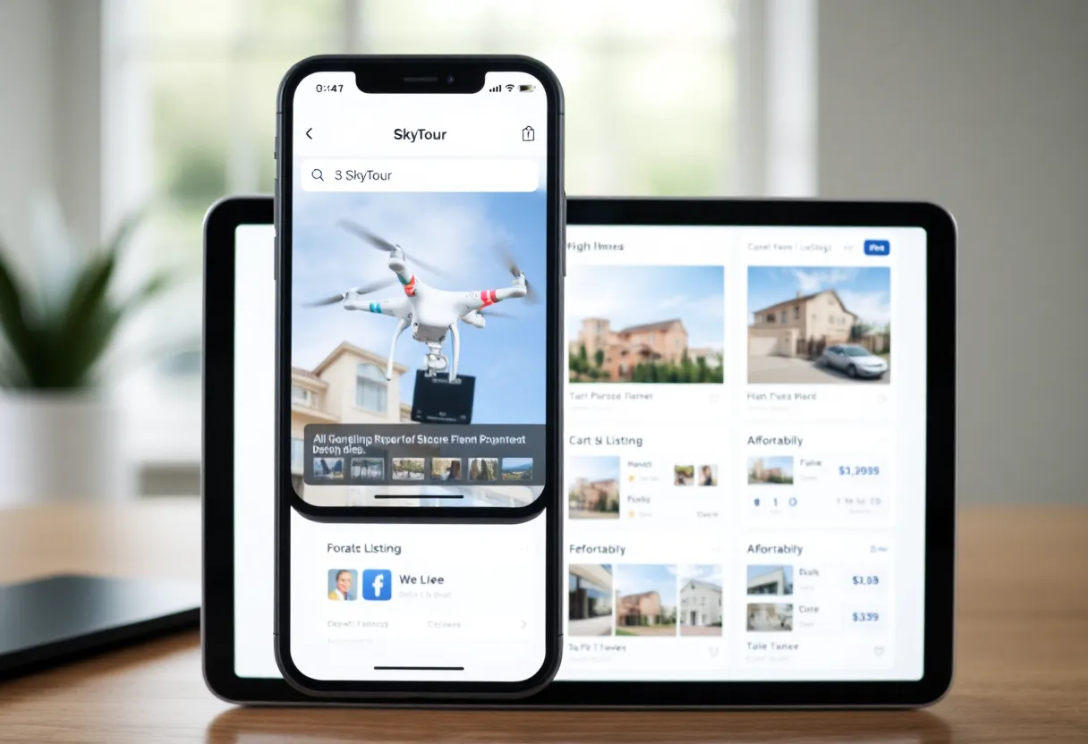 A digital representation of Zillow's innovative homebuying features.