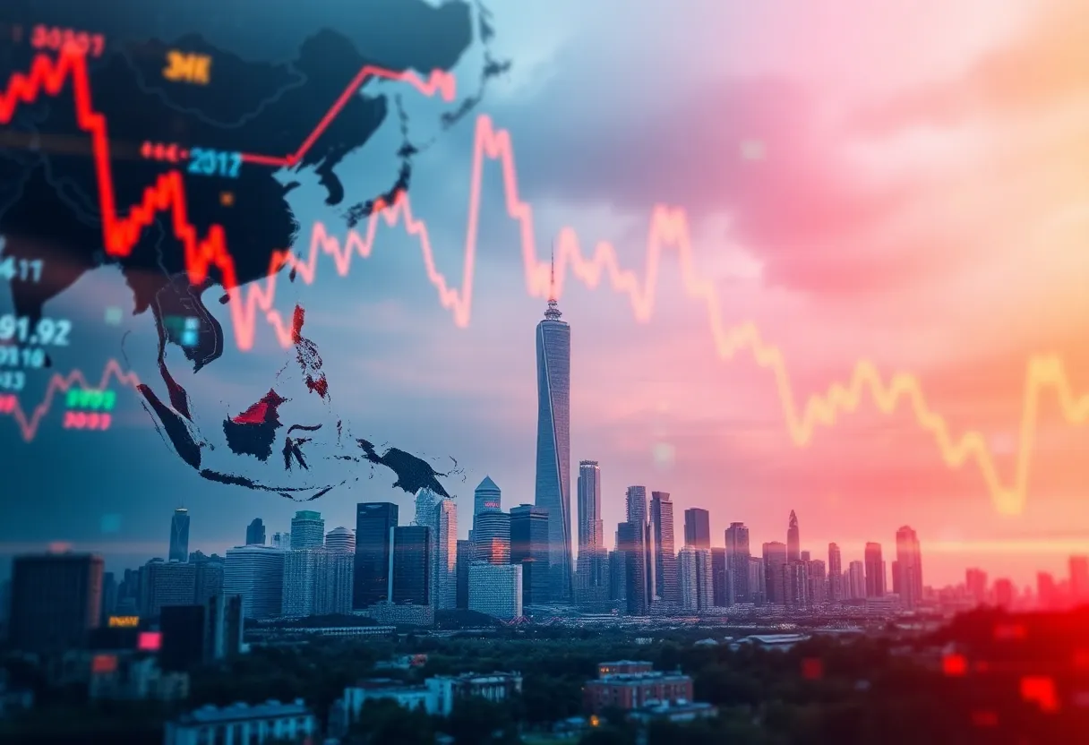 Overview of Asia-Pacific financial markets showing mixed performances.
