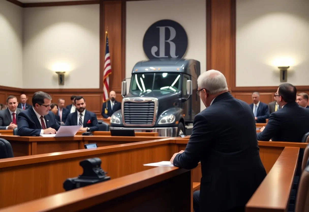 Legal scene regarding truck manufacturers and California rules