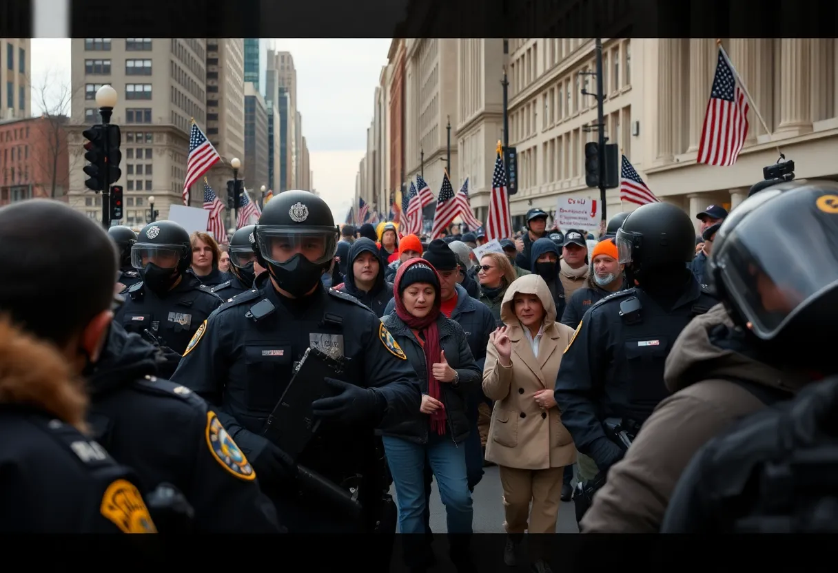 Law enforcement presence in Washington D.C.