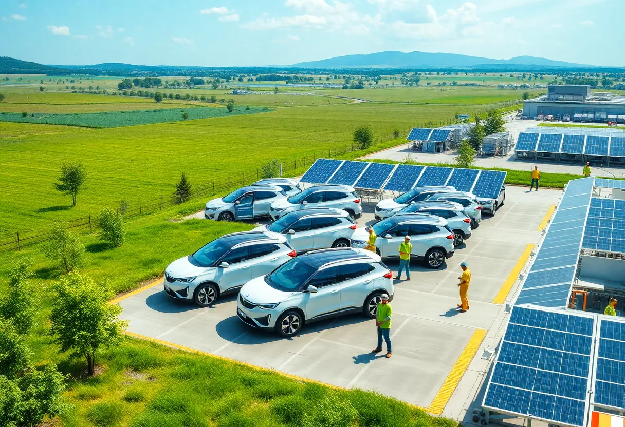 VinFast electric vehicle production plant in Tamil Nadu