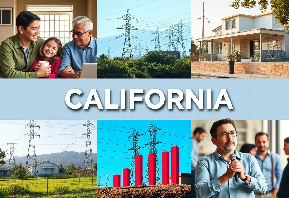 Image depicting California families impacted by rising utility bills