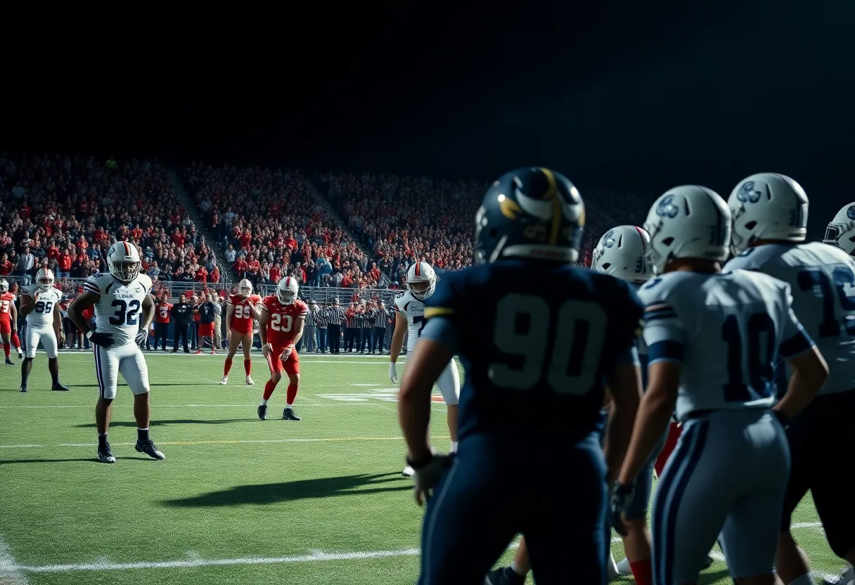 Indianapolis Colts vs Los Angeles Rams on the football field