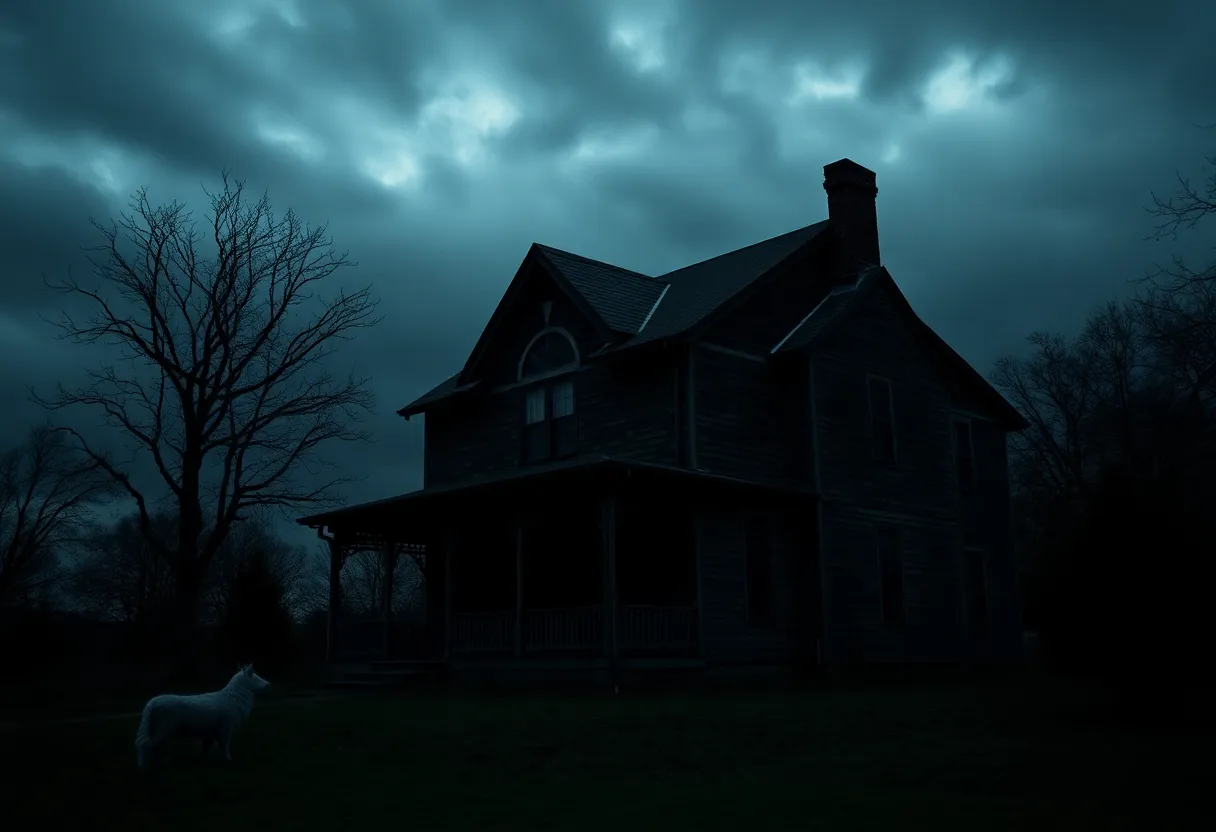 Haunted house scene from The Conjuring Last Rites