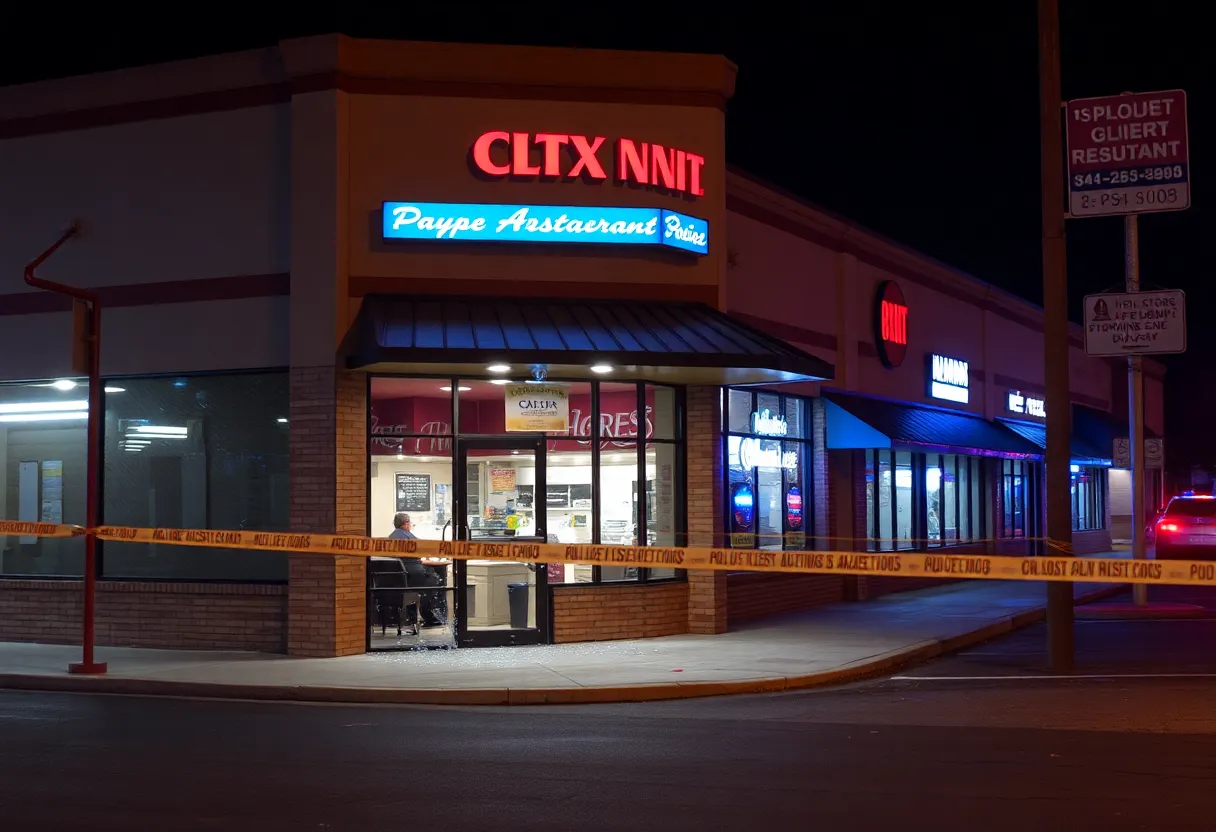 Damage at a Glendale business following an early morning burglary