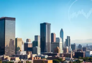 Los Angeles skyline reflecting the corporate finance landscape