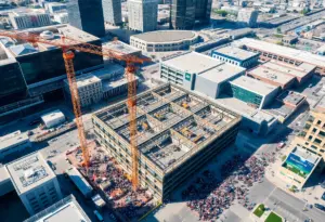 Construction of the Los Angeles Convention Center Expansion