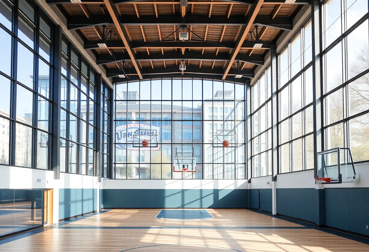 Design rendering of the Los Angeles Sparks training facility