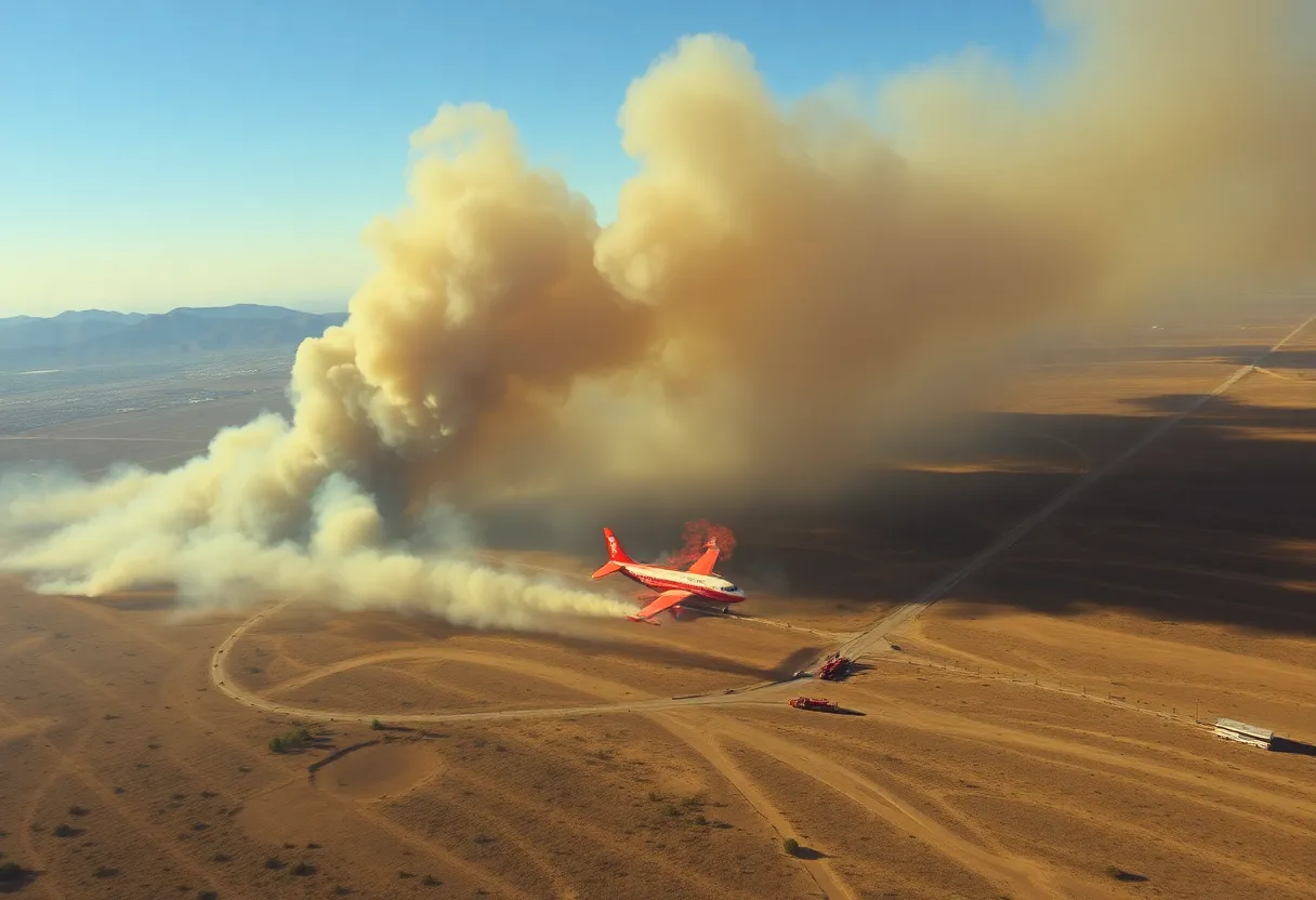 Emergency response teams battling wildfires in Los Angeles County