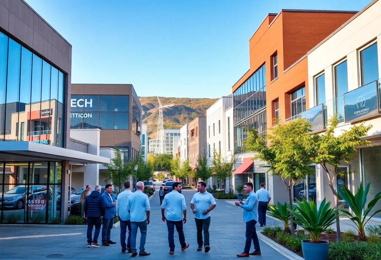 A view of San Luis Obispo depicting its transformation into a technology hub