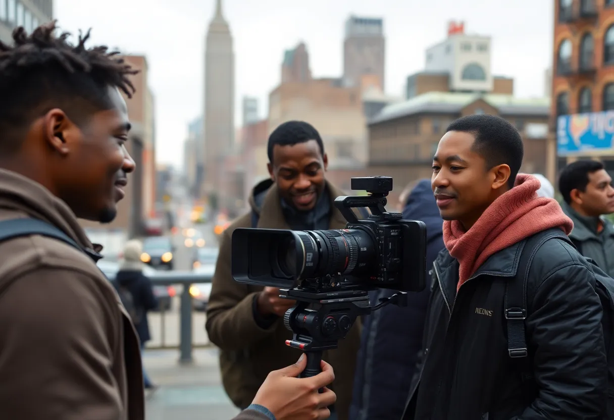 Spike Lee discussing film production