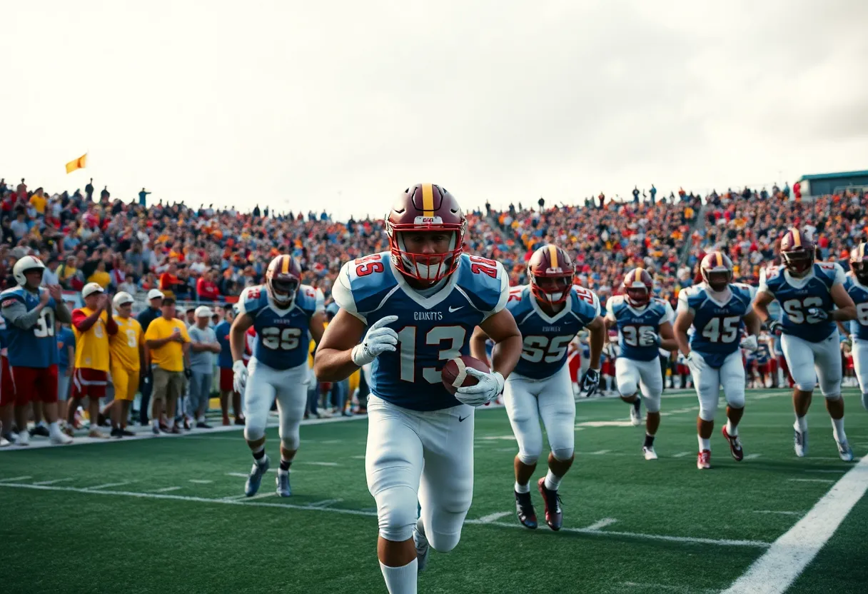 USC Trojans in action during a college football game