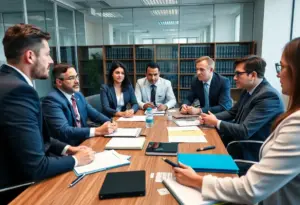 Office environment of Weil, Gotshal & Manges focusing on litigation