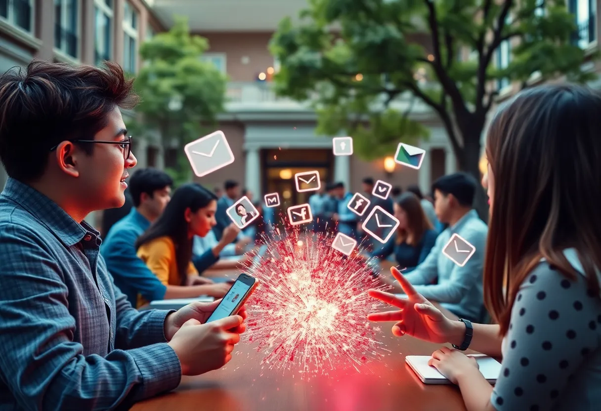 Conceptual representation of academic freedom and free speech on campus