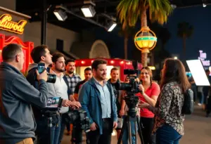 Film set in California with diverse filmmakers