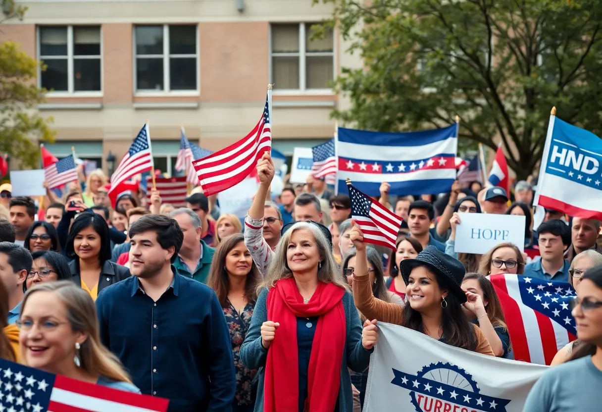 Crowd gathered in Utah celebrating Charlie Kirk's legacy