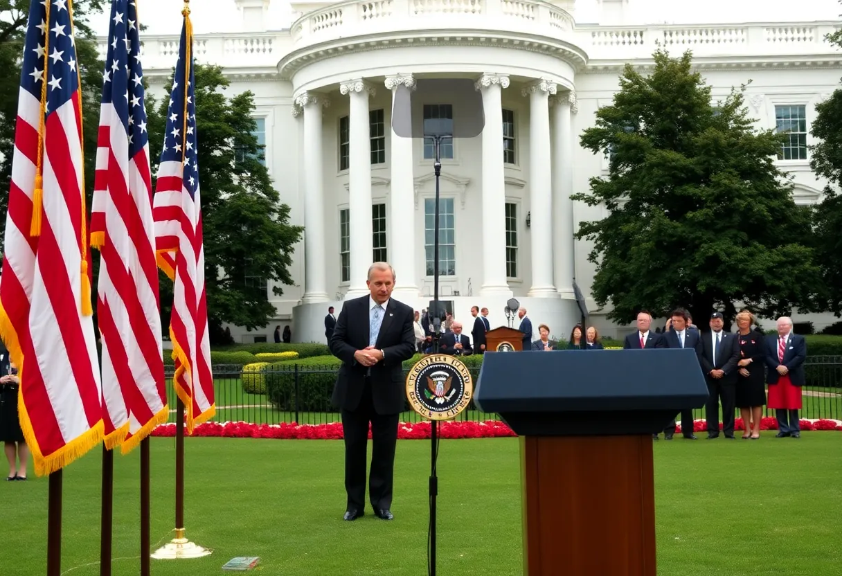 Ceremony honoring Charlie Kirk at the White House