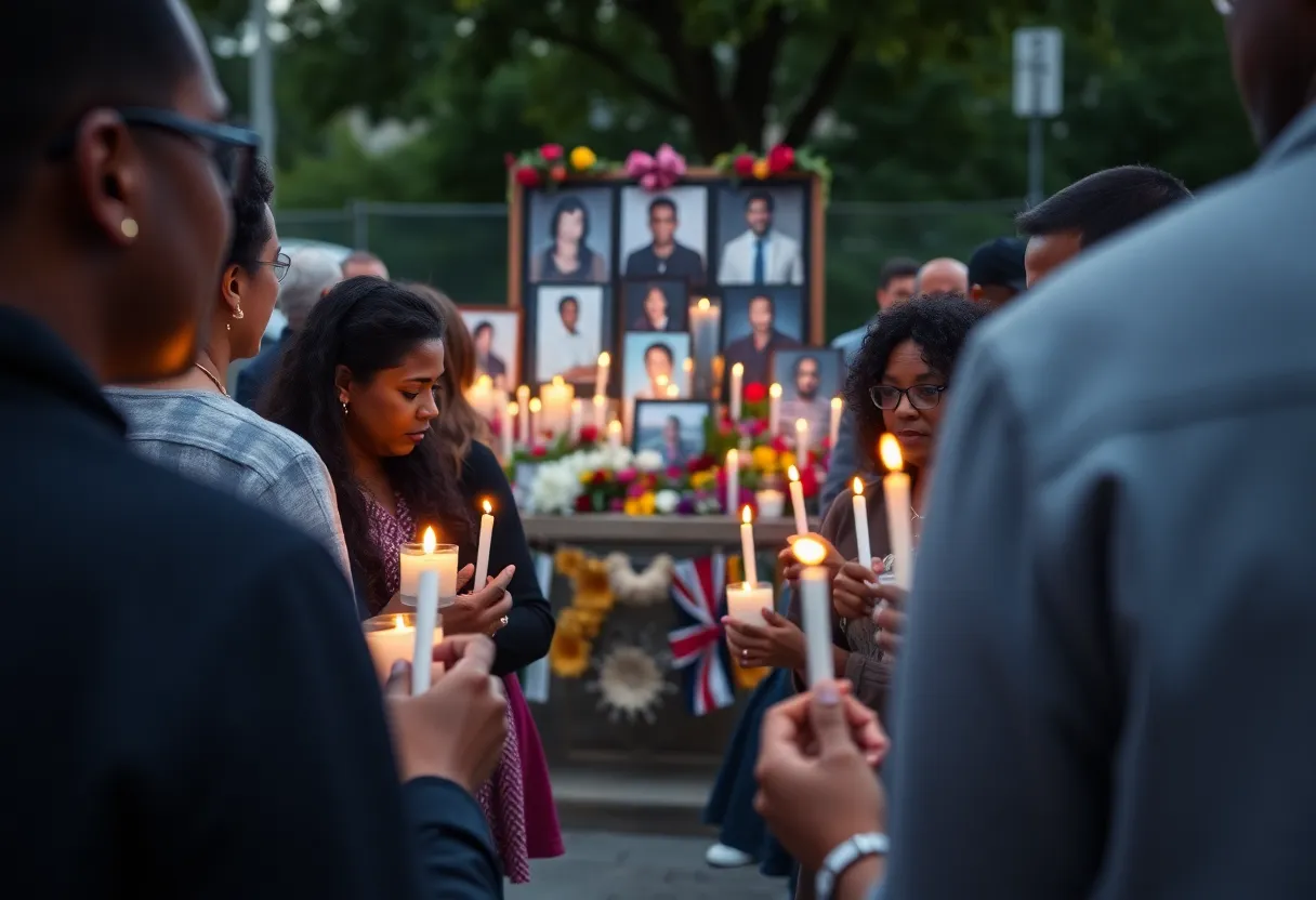 Community gathering for Day of Remembrance honoring racial violence victims