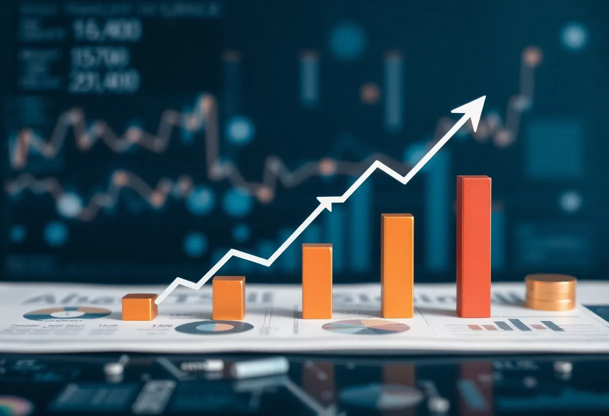Illustration of financial growth and strategic planning for businesses