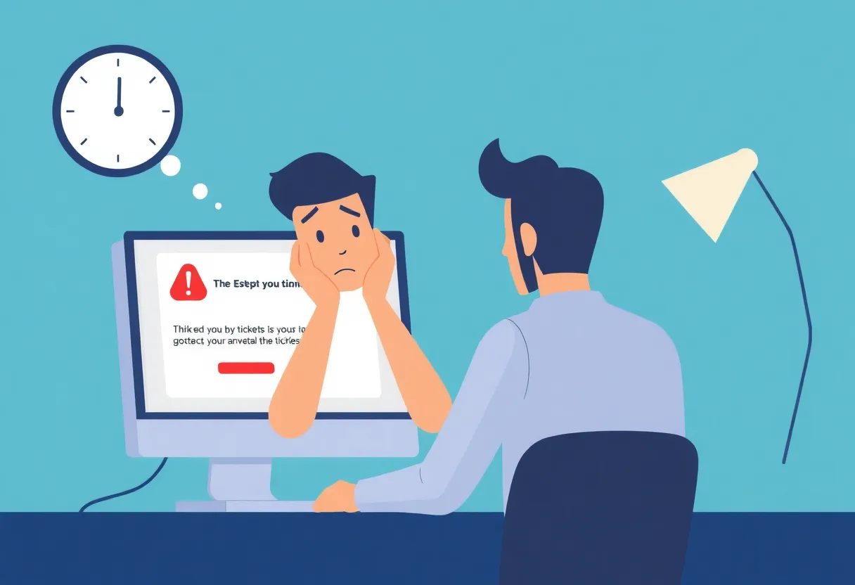 Frustrated user trying to buy tickets on TicketMaster and encountering Error 401