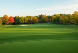 A picturesque golf course in Los Angeles