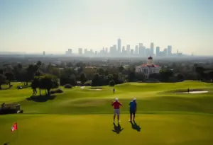 Prestigious golf event at Los Angeles Country Club