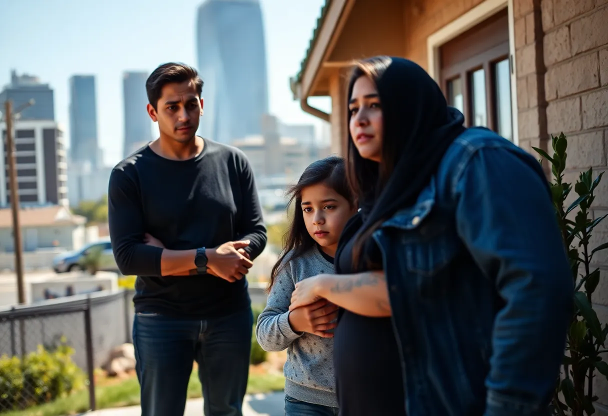 Family in Los Angeles affected by immigration enforcement actions