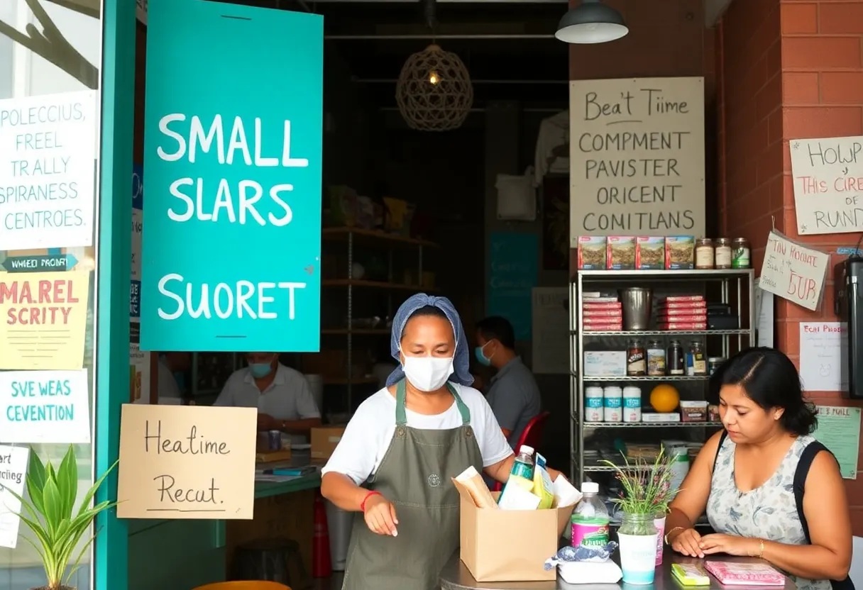 Small business in Los Angeles benefiting from community support