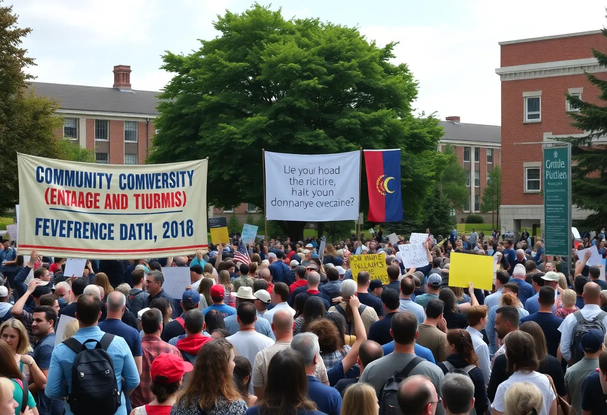 Crowd at Ole Miss event honoring Charlie Kirk