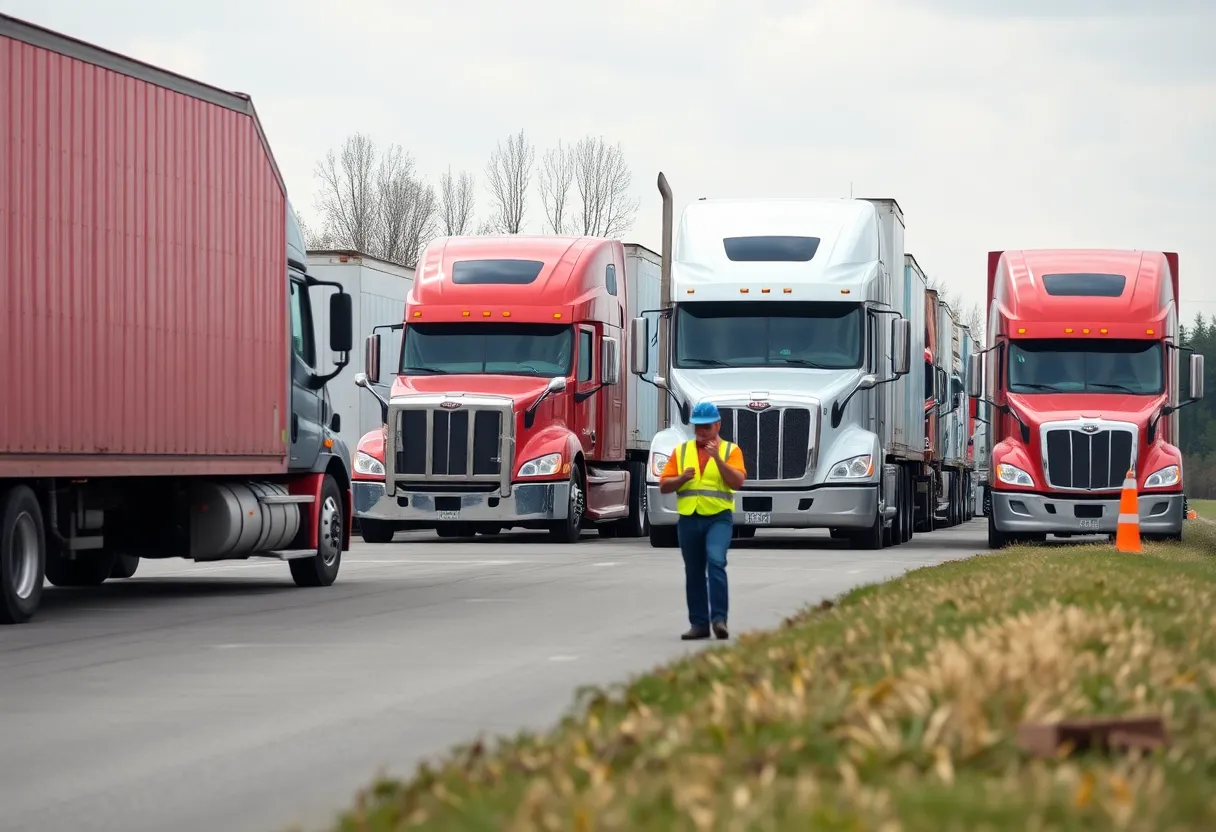 Trucking industry facing closure and layoffs