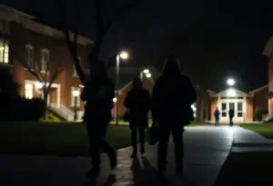 USC campus at night highlighting safety issues