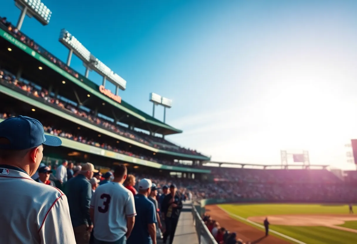 Los Angeles Angels fans in the stadium during offseason preparations