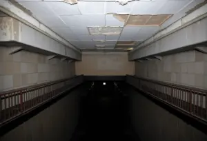 Deteriorating ceilings at FCI Terminal Island