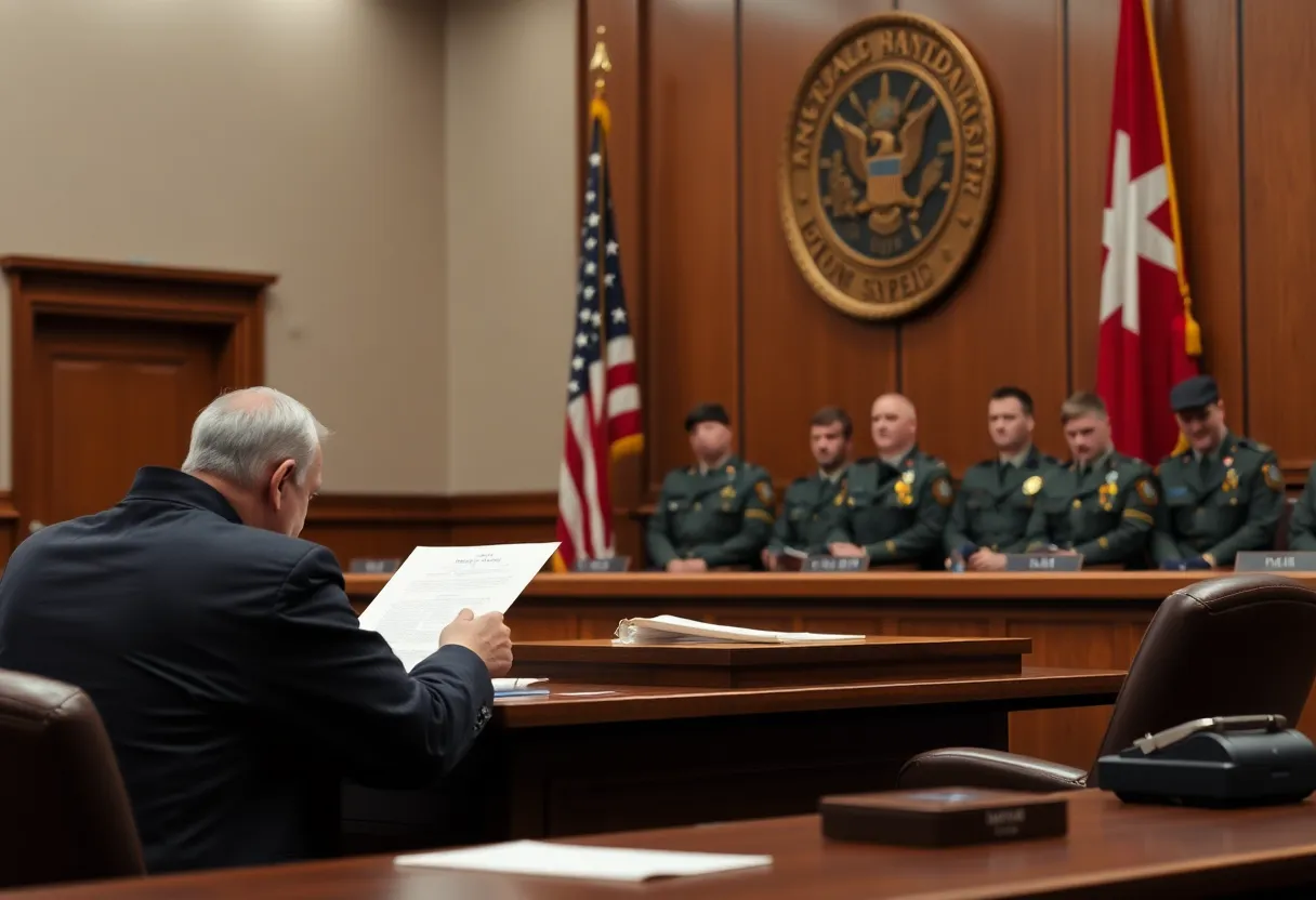 Federal judge ruling on military deployment